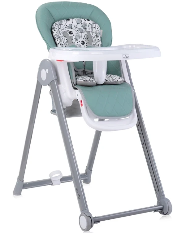 Детский стульчик для кормления Lorelli Party Iceberg Green Leather